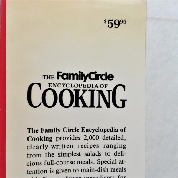 Cookbook The Family Circle Encyclopedia of Cooking 799pgs Recipes Food Holiday - Picture 6 of 10